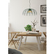 Lucide ELODIE - Hanglamp - Ø 76 cm - 3xE27 - Turkoois Lucide ELODIE - Hanglamp - Ø 76 cm - 3xE27 - Turkoois