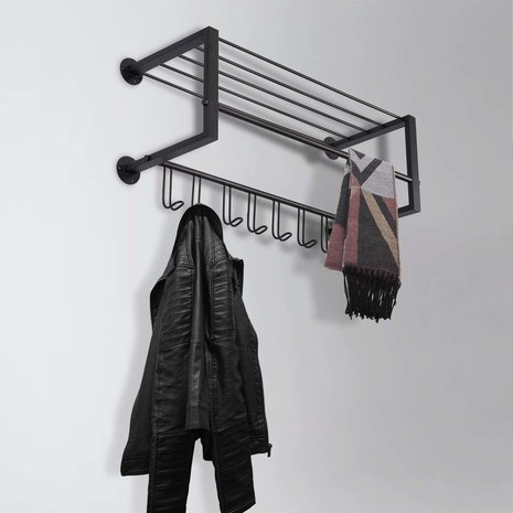 Ylumen Kapstok Small-Black B 70 cm H 37 cm zwart Ylumen Kapstok Small-Black B 70 cm H 37 cm zwart