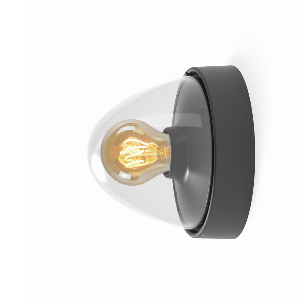 Nowodvorski Buitenlamp Nook Ø 18 cm sensor zwart Nowodvorski Buitenlamp Nook Ø 18 cm sensor zwart