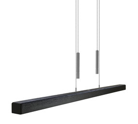 Herzblut Hanglamp Leonora Dim 160 cm zwart hout Herzblut Hanglamp Leonora Dim 160 cm zwart hout