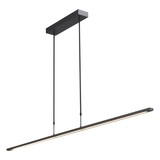 Masterlight Hanglamp Real 2 LED 160 cm zwart nikkel Masterlight Hanglamp Real 2 LED 160 cm zwart nikkel