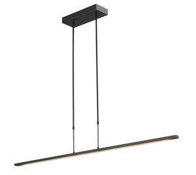 Masterlight Hanglamp Real 2 LED 130 cm zwart nikkel Masterlight Hanglamp Real 2 LED 130 cm zwart nikkel