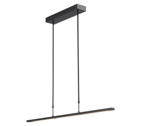 Masterlight Hanglamp Real 2 LED 100 cm zwart nikkel Masterlight Hanglamp Real 2 LED 100 cm zwart nikkel