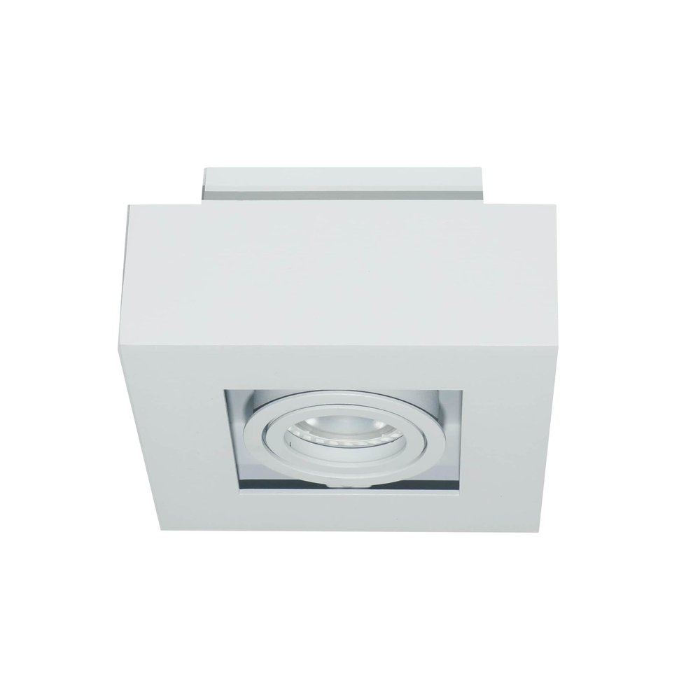 Artdelight Spot Bosco 1 lichts 14 x 14 cm wit Artdelight Spot Bosco 1 lichts 14 x 14 cm wit