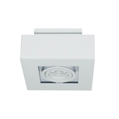 Artdelight Spot Bosco 1 lichts 14 x 14 cm wit Artdelight Spot Bosco 1 lichts 14 x 14 cm wit