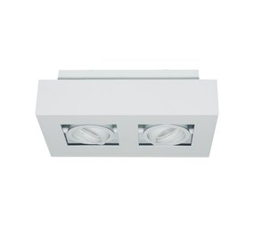 Artdelight Spot Bosco 2 lichts L 25 cm B 14 cm wit Artdelight Spot Bosco 2 lichts L 25 cm B 14 cm wit