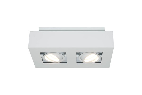 Artdelight Spot Bosco 2 lichts L 25 cm B 14 cm wit Artdelight Spot Bosco 2 lichts L 25 cm B 14 cm wit