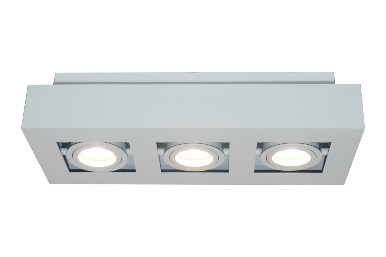 Artdelight Spot Bosco 3 lichts L 36 cm B 14 cm wit Artdelight Spot Bosco 3 lichts L 36 cm B 14 cm wit