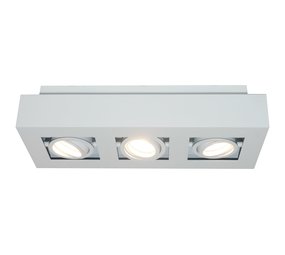 Artdelight Spot Bosco 3 lichts L 36 cm B 14 cm wit Artdelight Spot Bosco 3 lichts L 36 cm B 14 cm wit
