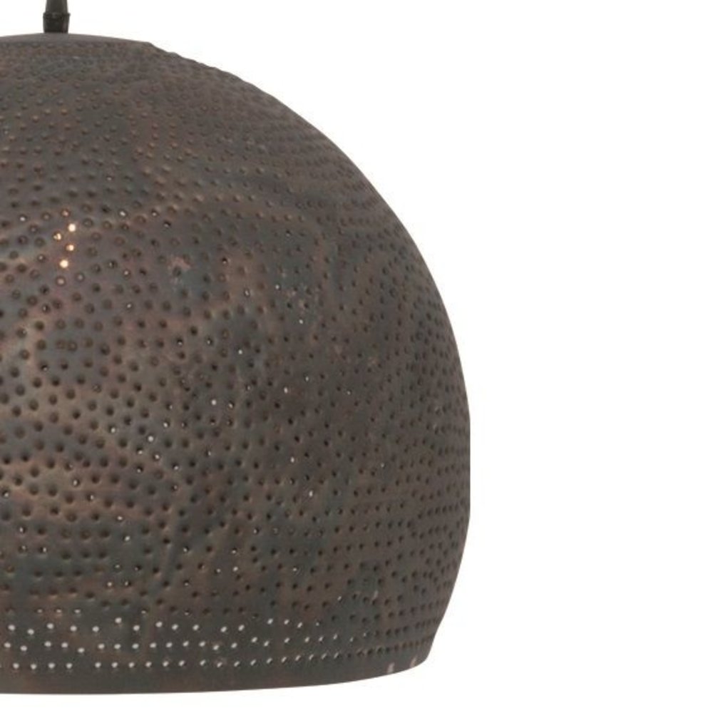 Freelight Hanglamp Fori Ø 45 cm bruin zwart Freelight Hanglamp Fori Ø 45 cm bruin zwart