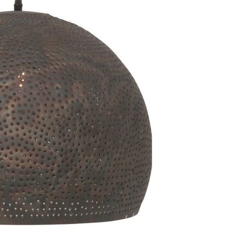Freelight Hanglamp Fori Ø 45 cm bruin zwart Freelight Hanglamp Fori Ø 45 cm bruin zwart