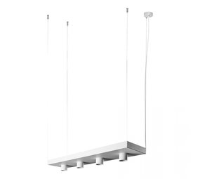 Nowodvorski Hanglamp Plant 4 lichts L 80 cm B 24 cm wit Nowodvorski Hanglamp Plant 4 lichts L 80 cm B 24 cm wit