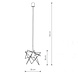 Nowodvorski Hanglamp Gstar Ø 30 cm zwart Nowodvorski Hanglamp Gstar Ø 30 cm zwart