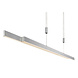Paul Neuhaus Hanglamp Adriana verstelbaar L 120-180 cm mat-chroom Paul Neuhaus Hanglamp Adriana verstelbaar L 120-180 cm mat-chroom