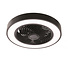 Plafondventilator Fiato Ø 50 cm zwart Plafondventilator Fiato Ø 50 cm zwart