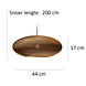 Think Paper Hanglamp Jazzy 440 Ø 44 cm bruin Think Paper Hanglamp Jazzy 440 Ø 44 cm bruin