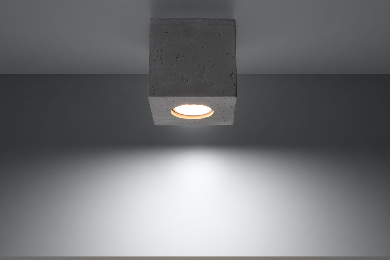 Sollux Plafondlamp Quad beton Sollux Plafondlamp Quad beton