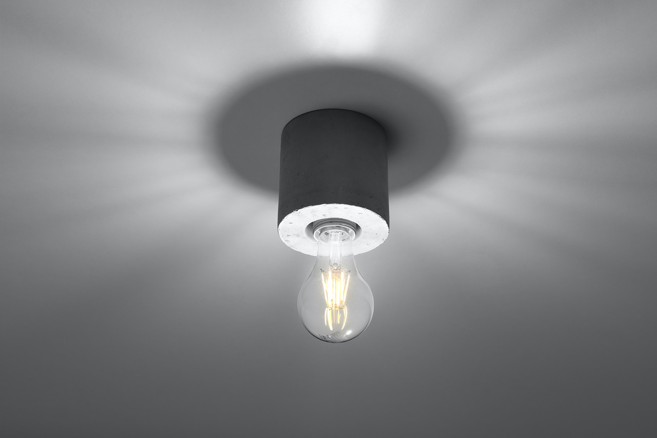 Sollux Plafondlamp Salgado beton Sollux Plafondlamp Salgado beton