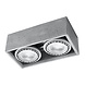 Sollux Plafondlamp Quatro 2 lichts beton Sollux Plafondlamp Quatro 2 lichts beton