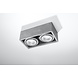 Sollux Plafondlamp Quatro 2 lichts beton Sollux Plafondlamp Quatro 2 lichts beton