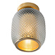Lucide AGATHA - Plafonnière - Ø 18 cm - 1xE27 - Mat Goud / Messing Lucide AGATHA - Plafonnière - Ø 18 cm - 1xE27 - Mat Goud / Messing