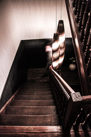 Think Paper Hanglamp Skinny 210 Ø 21 cm bruin Think Paper Hanglamp Skinny 210 Ø 21 cm bruin