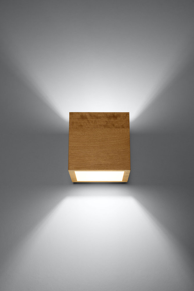 Sollux Wandlamp Quad hout Sollux Wandlamp Quad hout