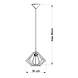 Sollux Hanglamp Pompelmo Ø 30 cm hout Sollux Hanglamp Pompelmo Ø 30 cm hout