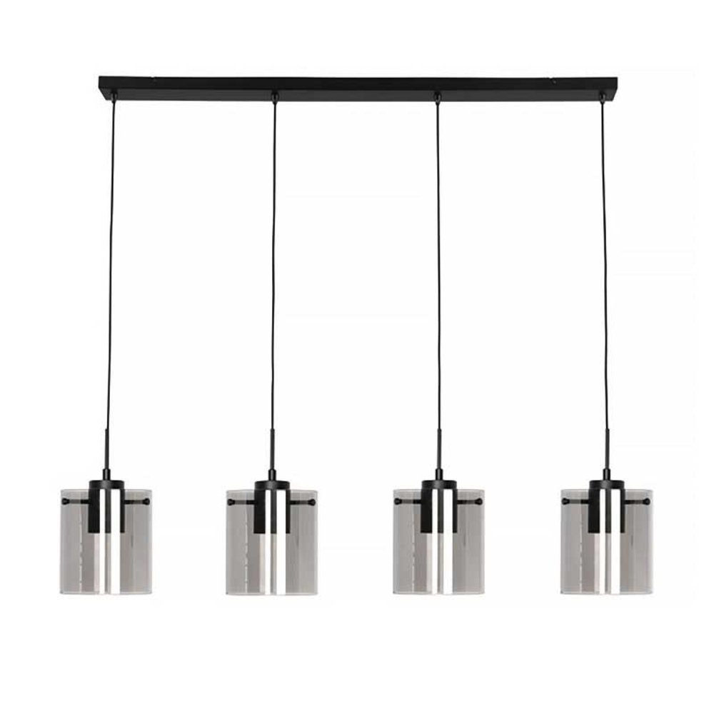 Freelight Hanglamp Interno 4 lichts L 120 cm zwart Freelight Hanglamp Interno 4 lichts L 120 cm zwart