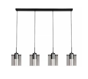 Freelight Hanglamp Interno 4 lichts L 120 cm zwart Freelight Hanglamp Interno 4 lichts L 120 cm zwart