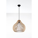 Sollux Hanglamp Aprilla Ø 43 cm hout Sollux Hanglamp Aprilla Ø 43 cm hout