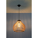 Sollux Hanglamp Aprilla Ø 43 cm hout Sollux Hanglamp Aprilla Ø 43 cm hout