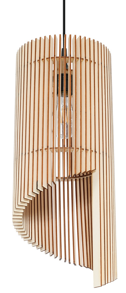 Sollux Hanglamp Alexia Ø 21 cm hout Sollux Hanglamp Alexia Ø 21 cm hout