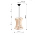 Sollux Hanglamp Oriana Ø 30 cm hout