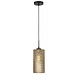 Freelight Hanglamp Cestino 1 lichts Ø 15 cm zwart - goud Freelight Hanglamp Cestino 1 lichts Ø 15 cm zwart - goud