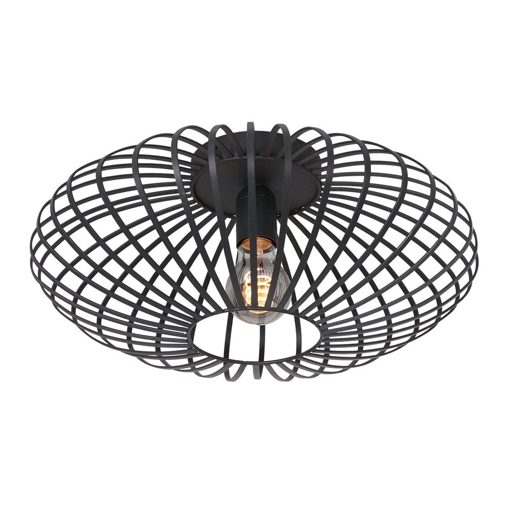 Anne Light & home Plafondlamp Dunbar Ø 40 cm zwart Anne Light & home Plafondlamp Dunbar Ø 40 cm zwart