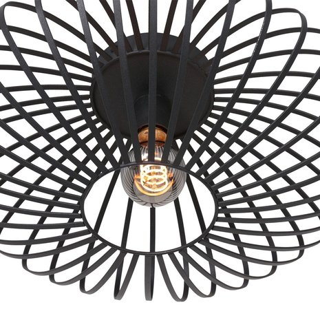 Anne Light & home Plafondlamp Dunbar Ø 40 cm zwart Anne Light & home Plafondlamp Dunbar Ø 40 cm zwart