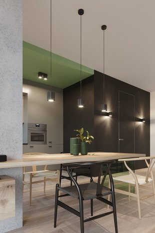 Sollux Plafondlamp Orbis zwart