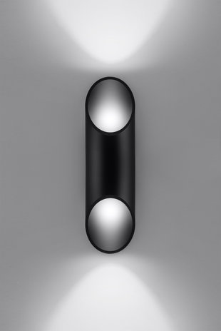 Sollux Wandlamp Penne H 30 cm zwart