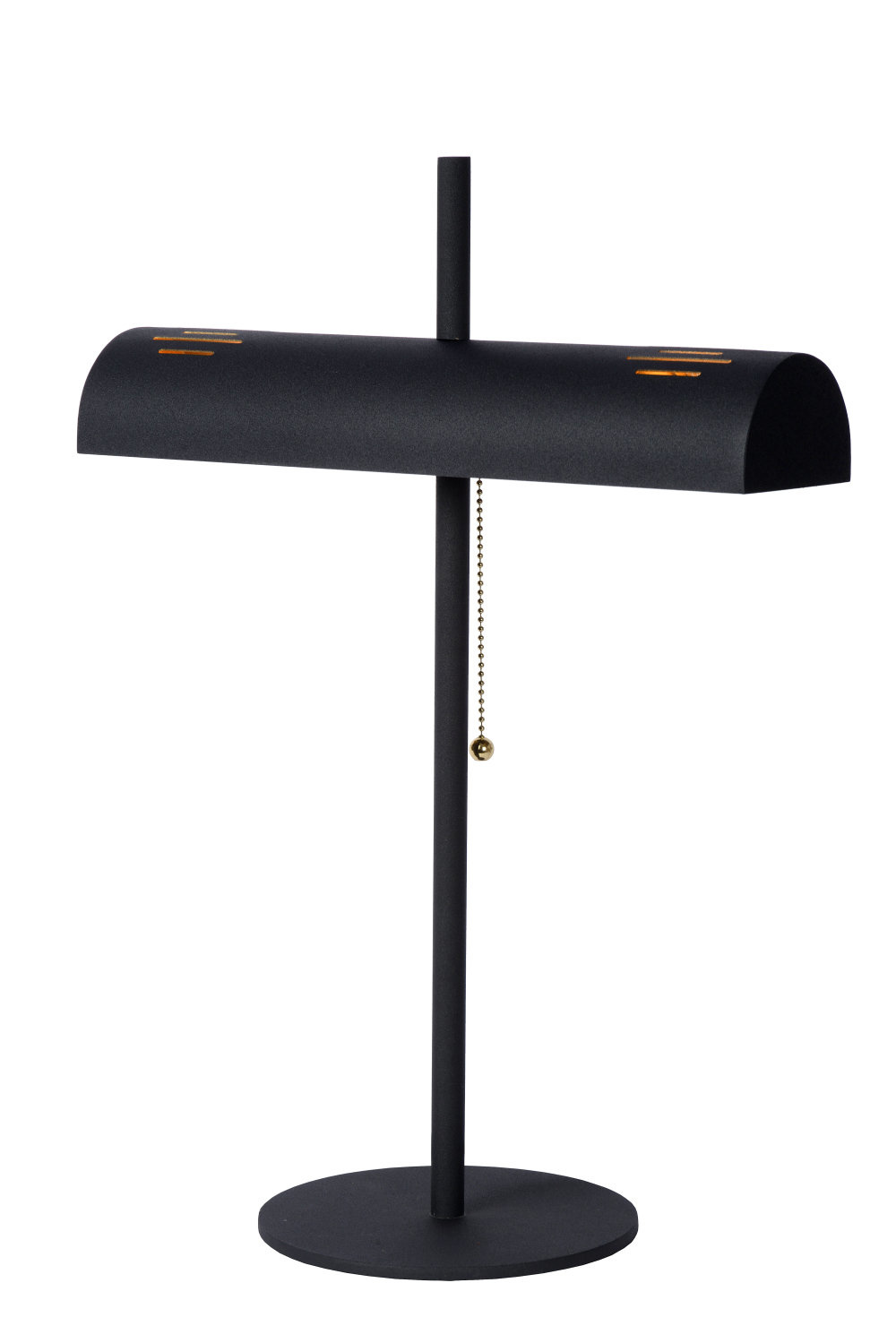 Lucide GLENDALE - Tafellamp - 2xE27 - Zwart