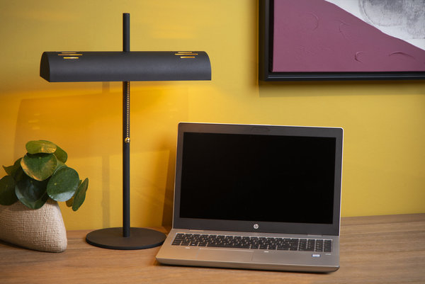 Lucide GLENDALE - Tafellamp - 2xE27 - Zwart Lucide GLENDALE - Tafellamp - 2xE27 - Zwart