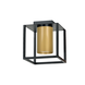 Emibig Plafondlamp Tiper 1 lichts zwart - goud Emibig Plafondlamp Tiper 1 lichts zwart - goud