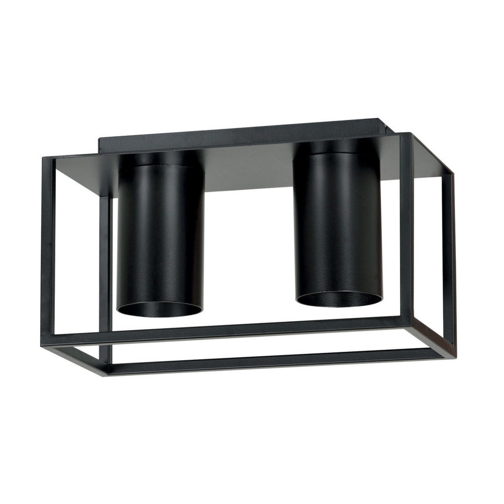 Emibig Plafondlamp Tiper 2 lichts zwart Emibig Plafondlamp Tiper 2 lichts zwart