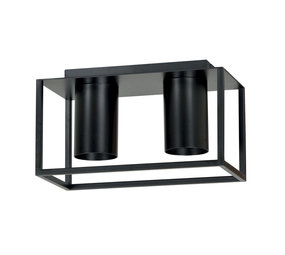 Emibig Plafondlamp Tiper 2 lichts zwart Emibig Plafondlamp Tiper 2 lichts zwart