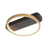 Freelight Plafondlamp Cintura Ø 26 cm zwart goud Freelight Plafondlamp Cintura Ø 26 cm zwart goud