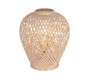 Anne Light & home Tafellamp Maze H 30 cm Bamboe beige Anne Light & home Tafellamp Maze H 30 cm Bamboe beige