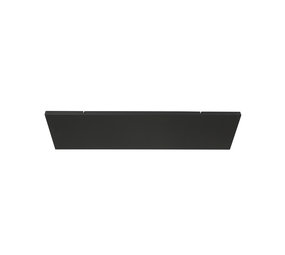 Ylumen Plafondplaat 100 x 25 cm - zonder gaten - zwart Ylumen Plafondplaat 100 x 25 cm - zonder gaten - zwart