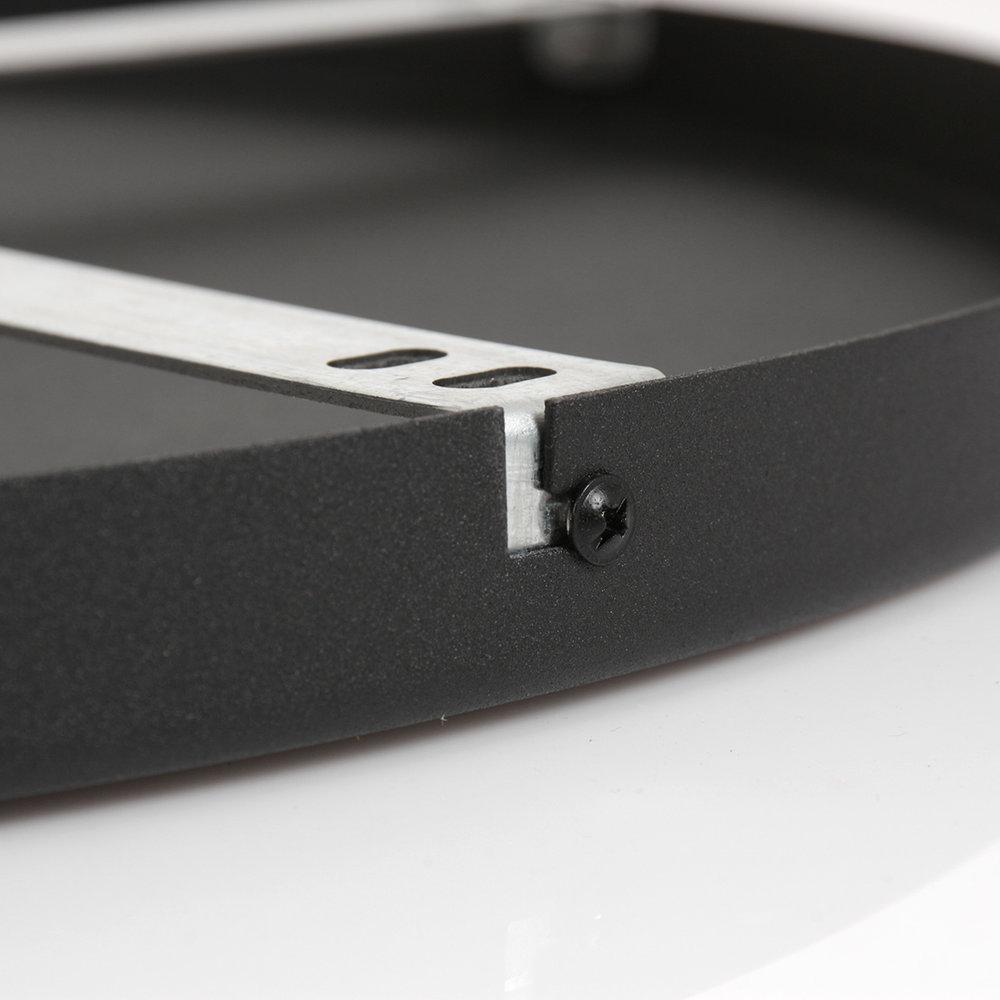 Ylumen Plafondplaat Ø 50 cm - zonder gaten - zwart Ylumen Plafondplaat Ø 50 cm - zonder gaten - zwart