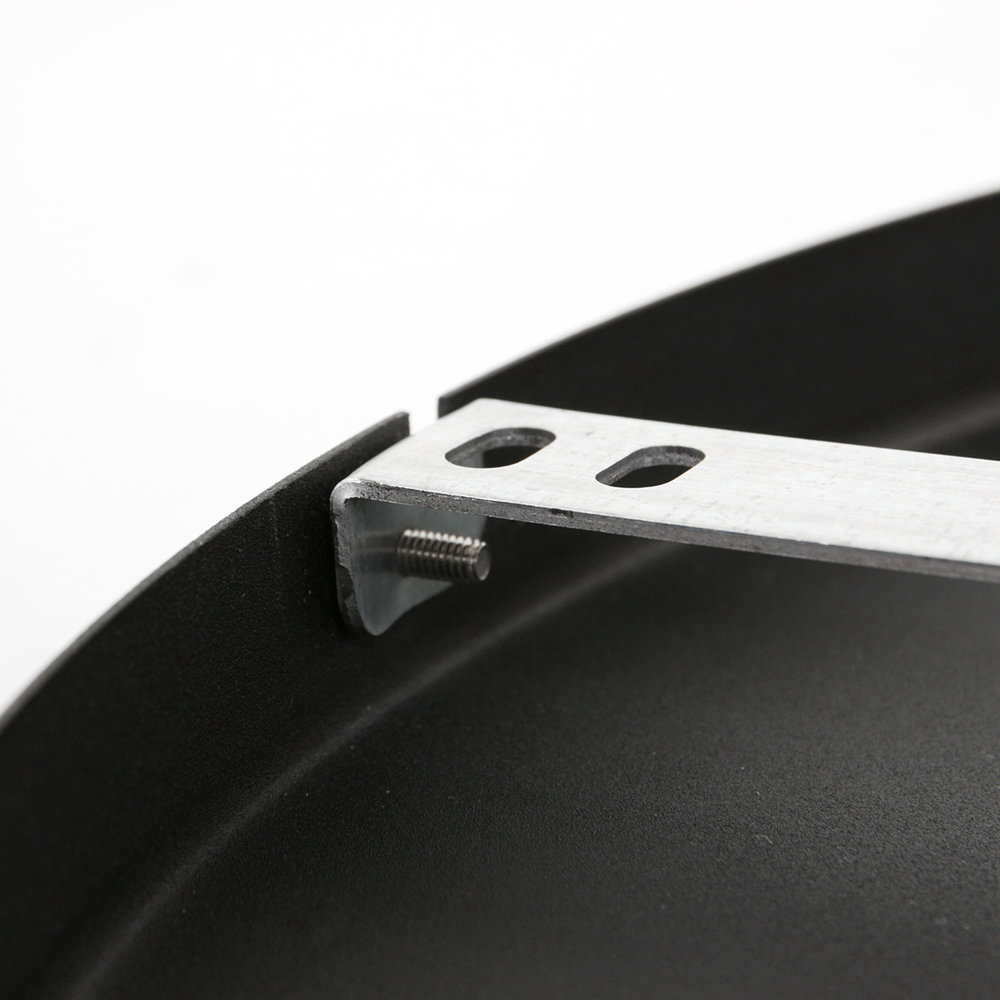 Ylumen Plafondplaat Ø 50 cm - zonder gaten - zwart Ylumen Plafondplaat Ø 50 cm - zonder gaten - zwart