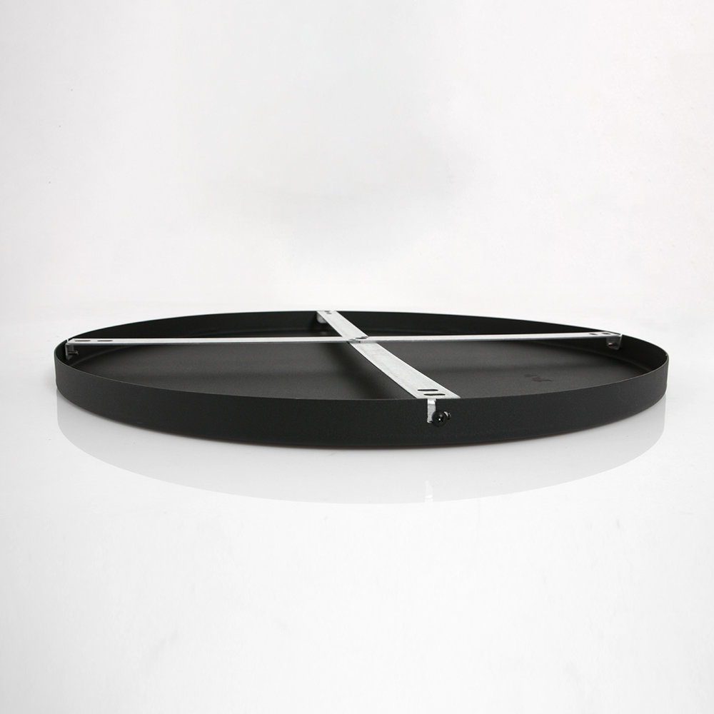 Ylumen Plafondplaat Ø 50 cm - zonder gaten - zwart Ylumen Plafondplaat Ø 50 cm - zonder gaten - zwart